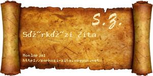 Sárközi Zita névjegykártya